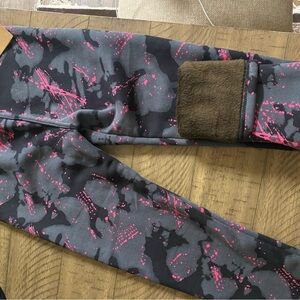 Stylish Pink and Gray warm leggings